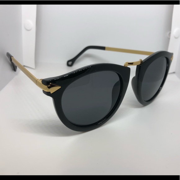 3/$30 Fashion Round Black Sunglasses - Picture 4 of 5